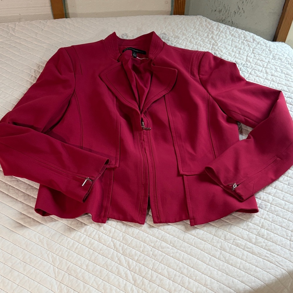 White House Black Market Deep Pink Blazer